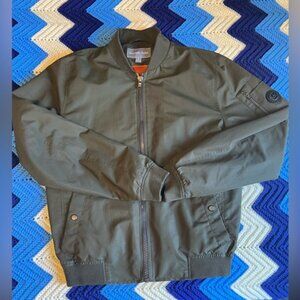 Mens Michael Kors Army Green Bomber Jacket Size S